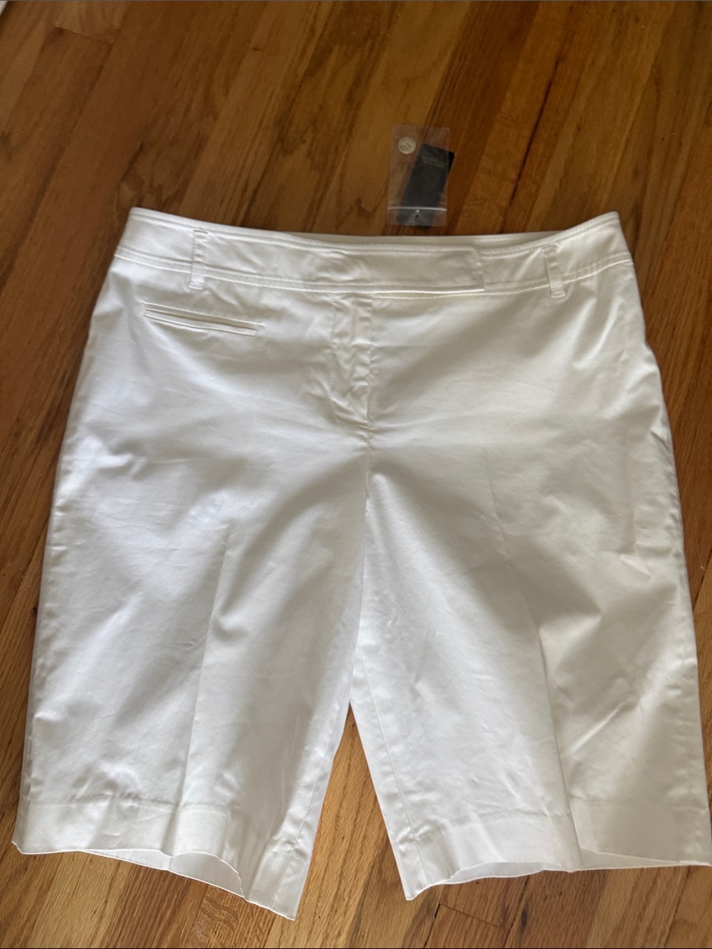 LOFT White Bermuda Shorts